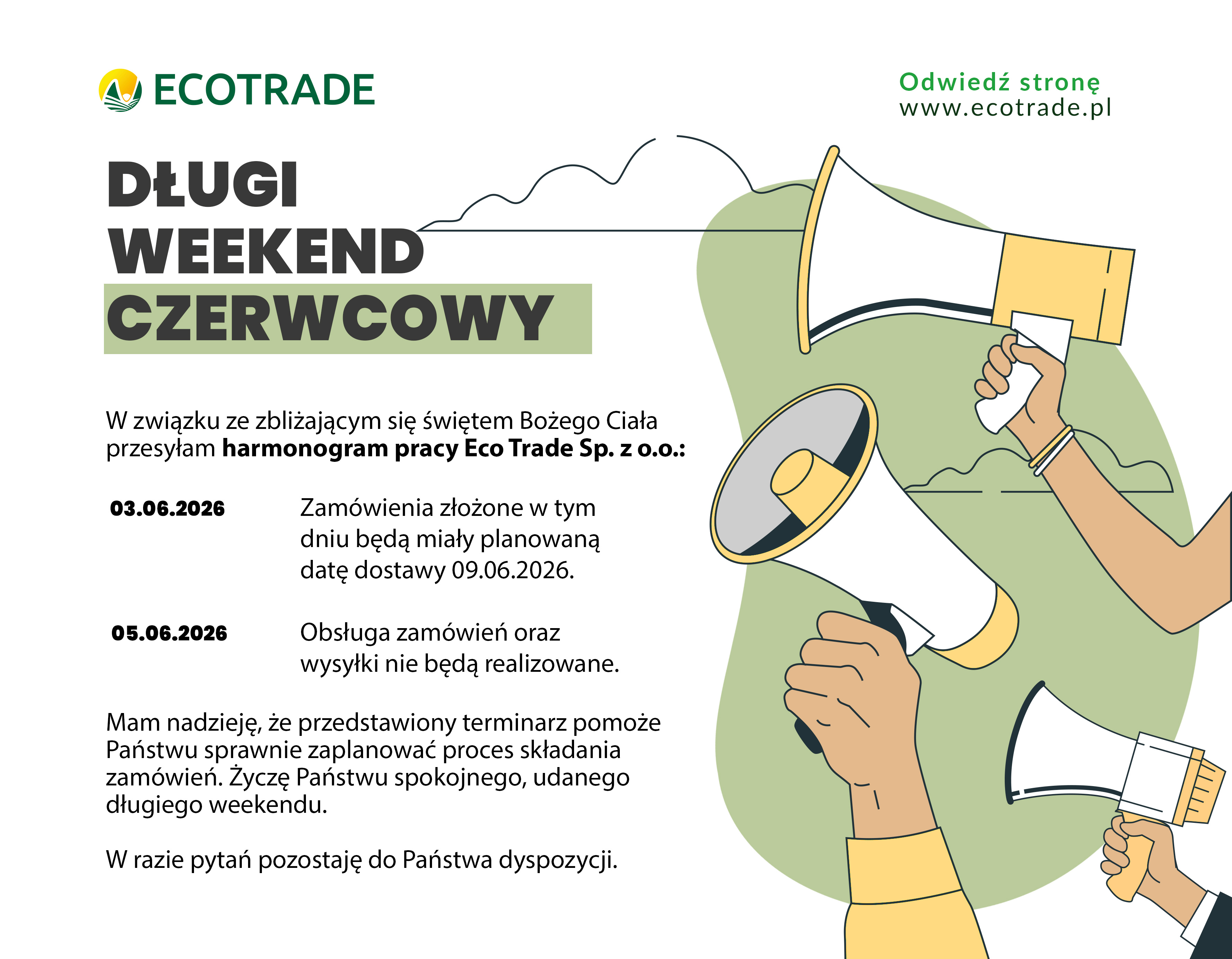 Długi weekend czerwcowy